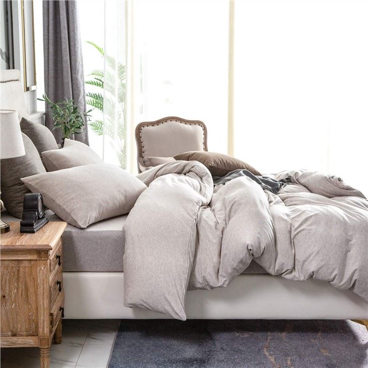 Jersey Knit Duvet Cover Set Jersey Knit Duvet Cover Set